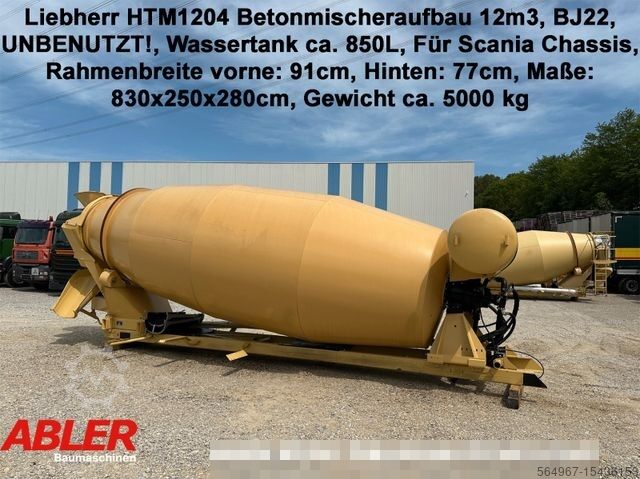 Автобетоносмеситель LIEBHERR HTM 1204 Betonmischer 12m3 UNUSED for SCANIA