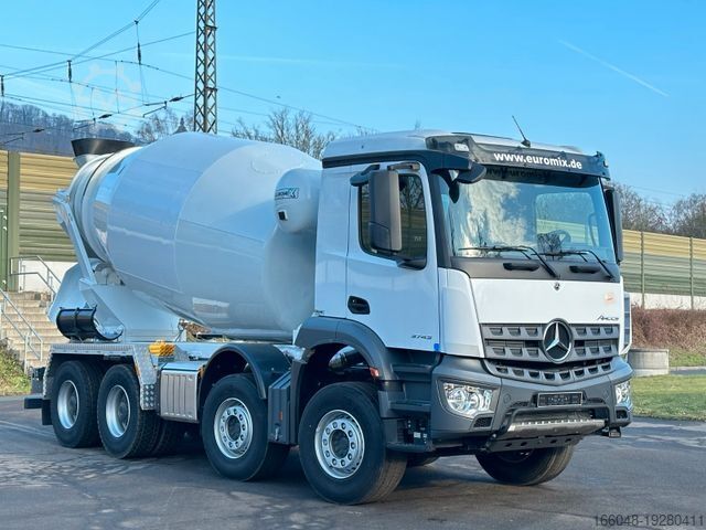 Автобетоносмеситель MERCEDES-BENZ Arocs 5 3743 8X4 / Euro6e EuromixMTP EM 10 L