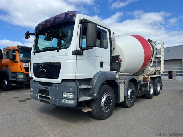 Автобетоносмеситель MAN TG-S 35.400 8x4 BB Betonmischer 35To Chsassis, A