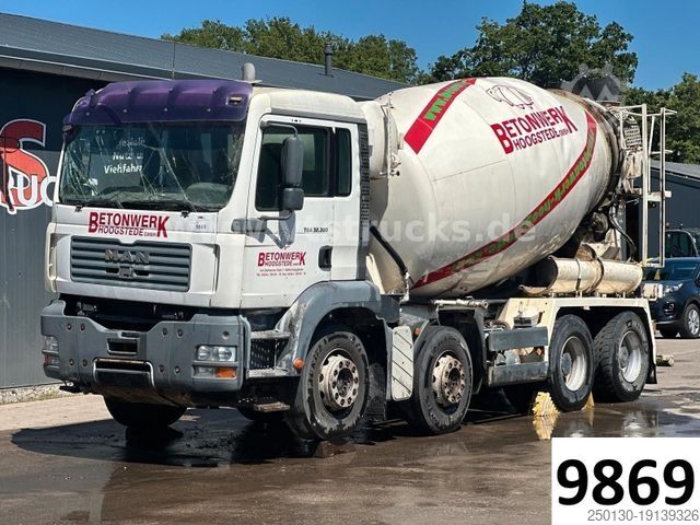 Автобетоносмеситель MAN TGA 32.390 8x4 Betonmischer *Unfallschaden*