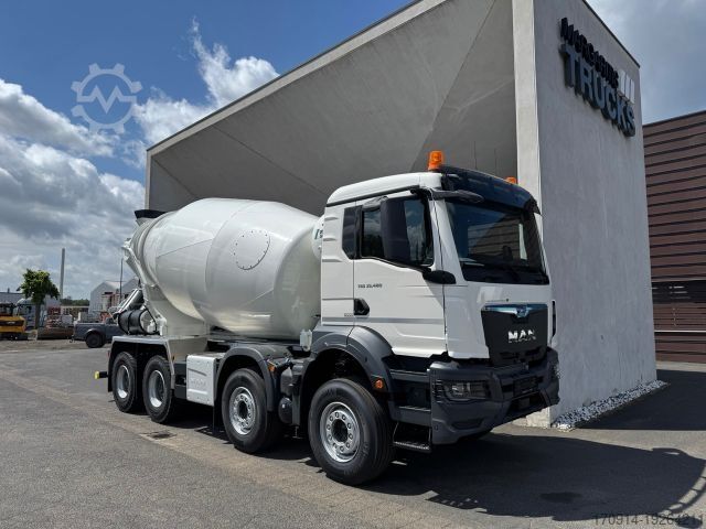 Автобетоносмеситель MAN TGS 37.480 8x4 EUR6 GSR Stetter 10m3 Light/Smart