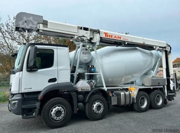 Автобетоносмеситель Mercedes-Benz Arocs 3746, Remmel 9m³ mit Förderband
