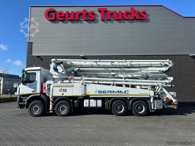 Бетононасос Mercedes-Benz Arocs 4451 8X4 + SERMAC 5Z42 BETONPOMP/BETONPUM...