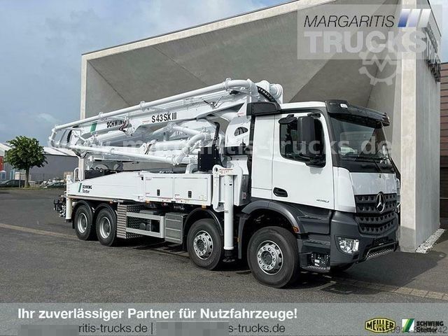 Автобетононасос MERCEDES-BENZ Arocs 4140 8x4 EURO3 Schwing S43 SX III