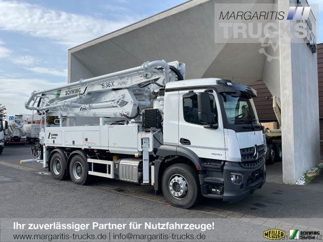 Автобетононасос MERCEDES-BENZ Arocs  2740 6x4 EURO6 Schwing  S36X Razor-5Knick