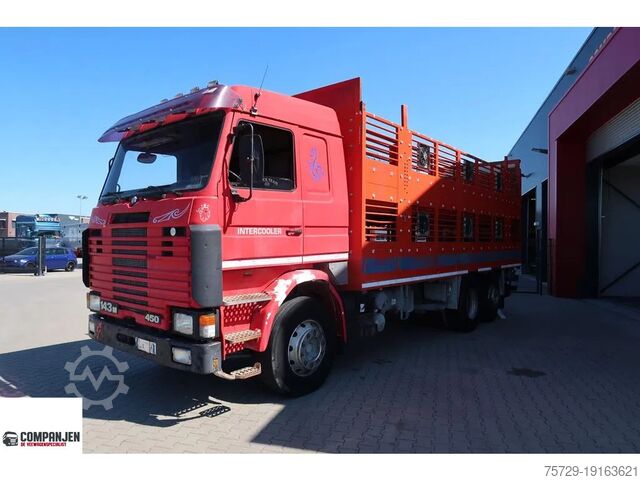 Перевозка крупного рогатого скота Scania R143-450 V8 143-450 - Old timer
