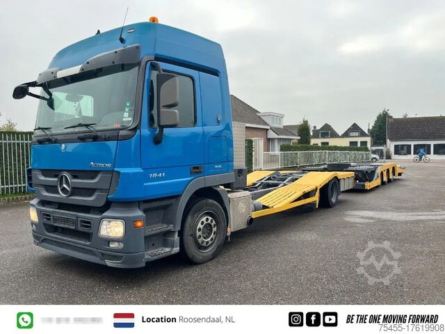 Транспортировщик автомобилей Mercedes-Benz Actros 1841 - Truck Transporter - LOHR MAXI - 4...