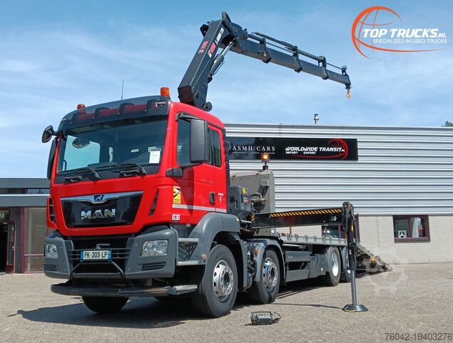Транспортировщик автомобилей MAN TGS 35.360 8x2 - Hiab 22TM Kraan, Machine trans...