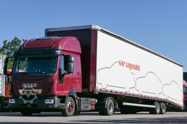 Автовоз IVECO 80E22 Eurocargo Autotransporter Gesamtzug