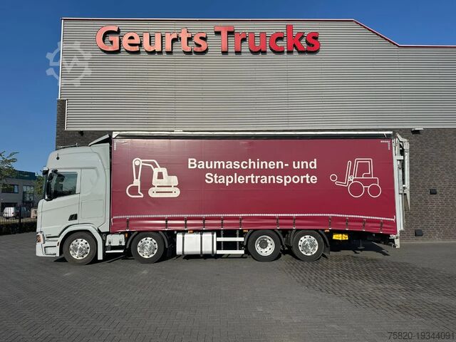 Транспортировщик автомобилей Scania R540 B8X2*6LB OPRIJWAGEN MET 15 TONS LAADKLEP E...