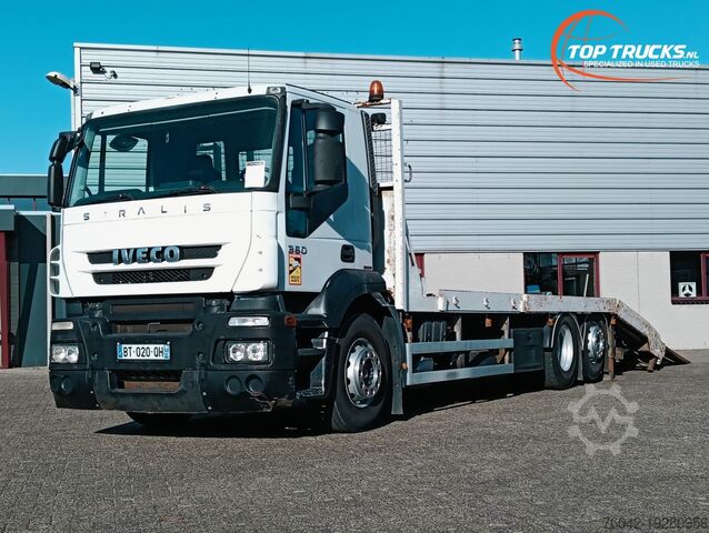 Транспортировщик автомобилей Iveco Stralis 360 E26 EEV 6x2 - Retarder, Machine tra...