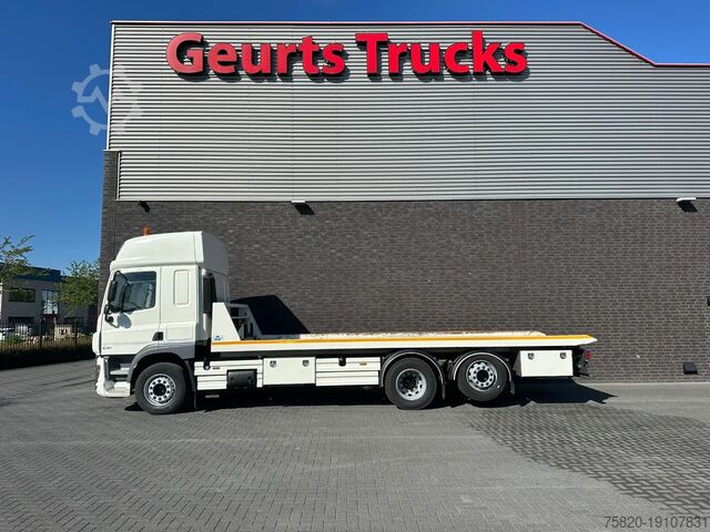 Транспортировщик автомобилей DAF CF 410 6X2 M4SN3 OPRIJWAGEN / MACHINE TRANSPORT...