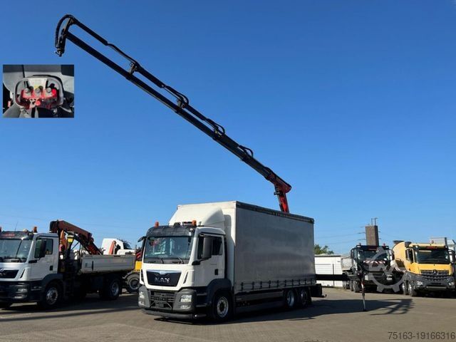 Кран-манипулятор на шасси грузовика MAN TG-S 26.400 6x2-2 BL Pritsche Heckkran