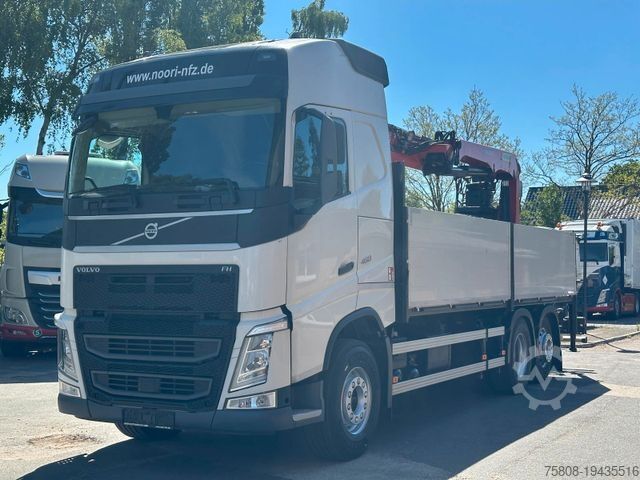 Кран-манипулятор на шасси грузовика VOLVO FH460 6x2 Baustoff Palfinger 18.001L Lift AHK