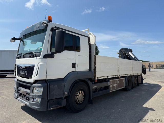 Кран-манипулятор на шасси грузовика MAN TGS 26.400 6x2 HMF 2620 K5 / Engine Damage