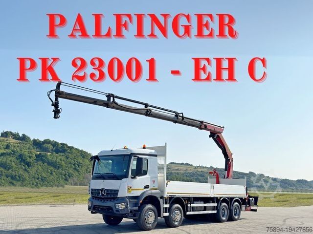 Кран-манипулятор на шасси грузовика MERCEDES-BENZ ACTROS 3240 * PK 23001 - EH C+ FUNK / 8x4 * TOP