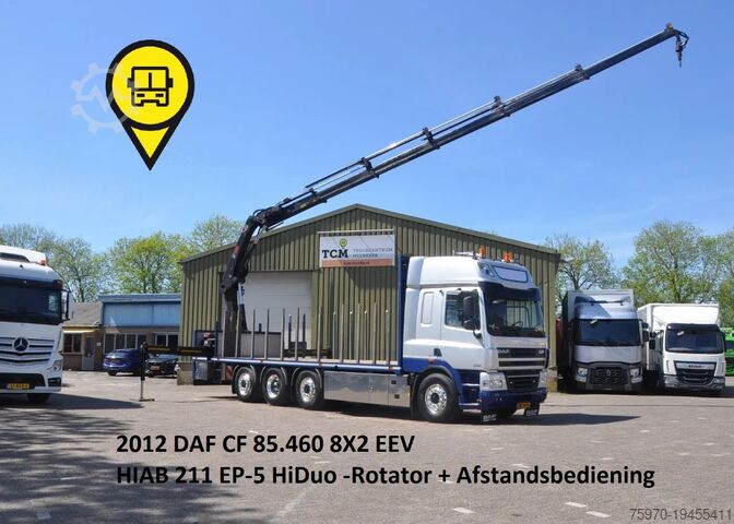 Автокран DAF CF 85.460 8X2 2012 EEV. HIAB-211-EP-5.351712km...