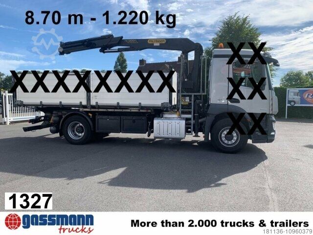 Кран-манипулятор на шасси грузовика Palfinger PK 12001 L, 8.7m - 1.220 kg, Hochstand,