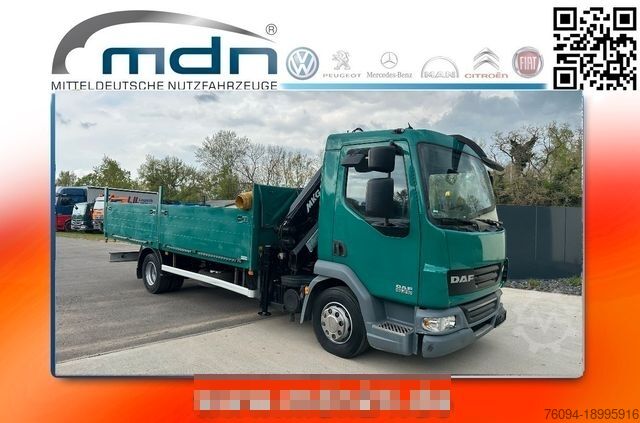 Кран-манипулятор на шасси грузовика DAF LF45.210 Pritsche 6,5m KRAN  FUNK
