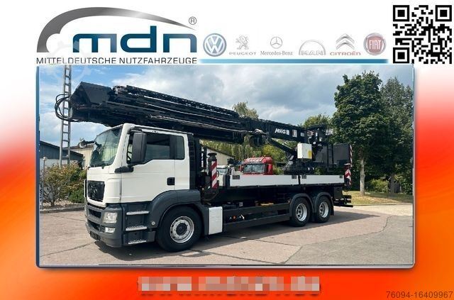 Кран-манипулятор на шасси грузовика MAN TGS 26.360 6x4 MKG HMK 550  KRAN 40m