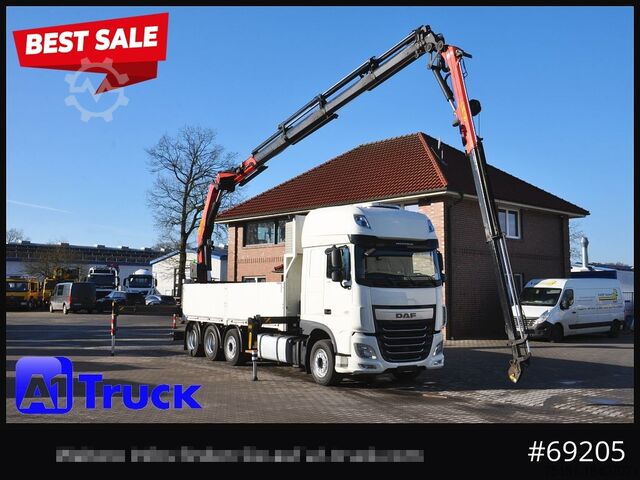 Кран-манипулятор на шасси грузовика DAF XF 510 Kran PK 34.002, Seilwinde Funk