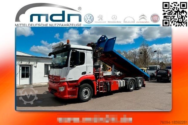 Эвакуатор MERCEDES-BENZ Arocs 2532 Abrollkipper KRAN FUNK lift/lenk