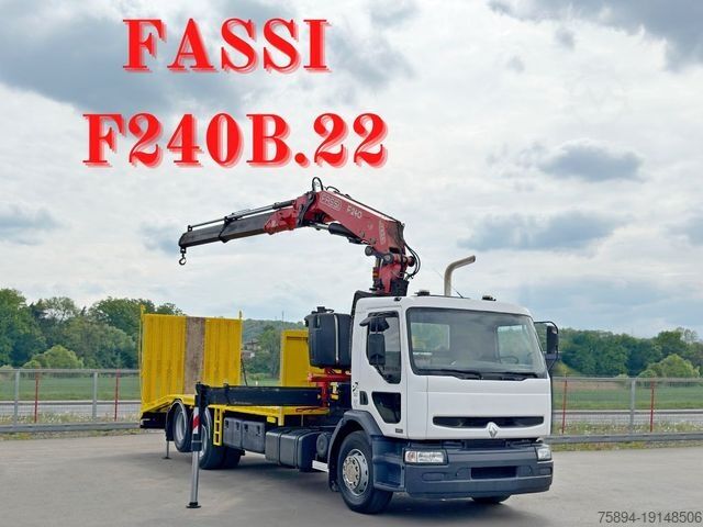 Эвакуатор RENAULT PREMIUM 320 * FASSI F240B.22 + FUNK* TOP