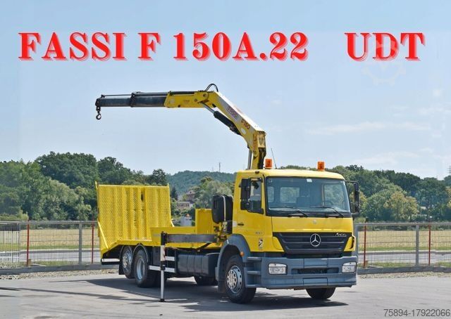 Эвакуатор MERCEDES-BENZ AXOR 2533 ABSCHLEPPWAGEN 7,50 m + FASSI F150A.22