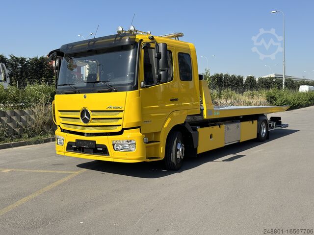 Эвакуатор Mercedes-Benz Atego 1224 mit Schiebeplateau aus Stahl