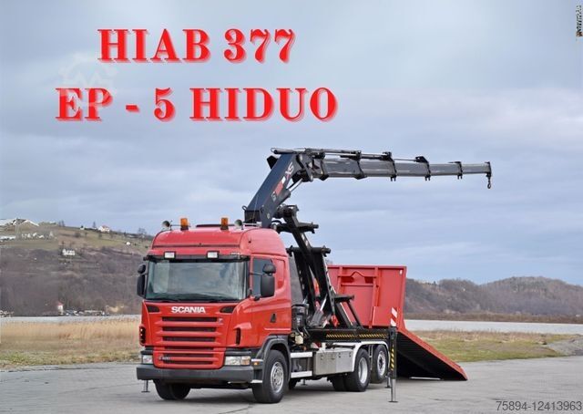 Эвакуатор SCANIA G 400 * Abschleppwagen 6,40m* KRAN + FUNK * TOP