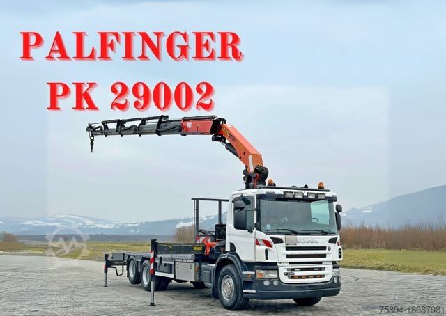 Эвакуатор SCANIA P 420* PLATFORM 6,80m * PK 29002+FUNK * TOP