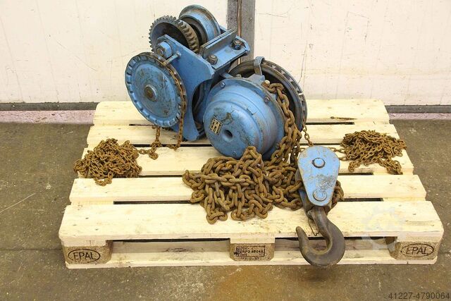 Ручная цепная таль с тележкой грузоподъёмностью 5000 кг VEB Kettenlänge 4,0 m