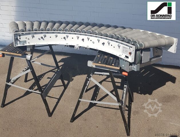 Роликовый кривой конвейер 90° роликовый кривой Dematic 500-430 IR765