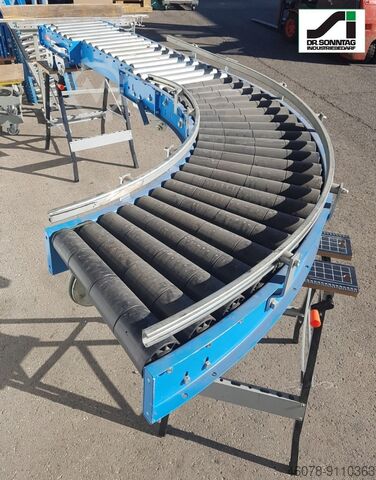 Роликовый кривой конвейер правый с прямым участком Schulz Schulz 90°-450-390 IR795+1350-450-390