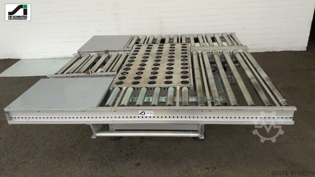 Роликовый конвейер Сортировщик переключателей Gebhardt Gebhardt 45° 1900-1800-550