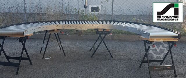 2 x роликовый кривой конвейер 90° + прямой участок Transnorm 670-600 IR250 + 900-670-600