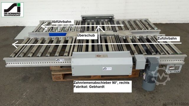 Ползун зубчатого ремня 90° прямой + правый Gebhardt 