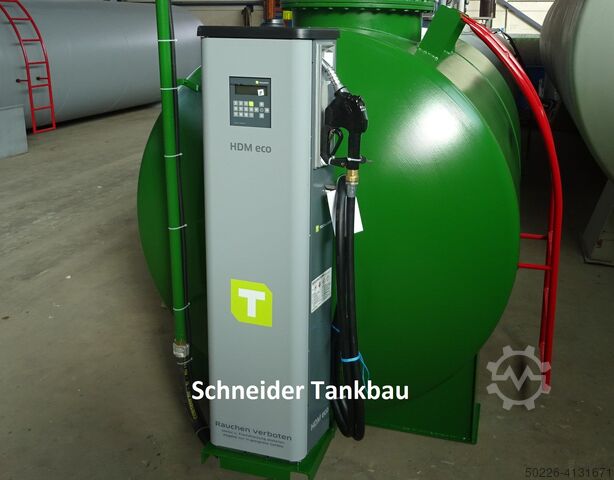 Бензиновый насос - насос для дизельного топлива Schneider Tankbau Zapfsäule mit Datenerfassung