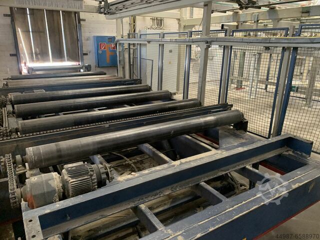 Подъемный стол с роликовым конвейером Minda 