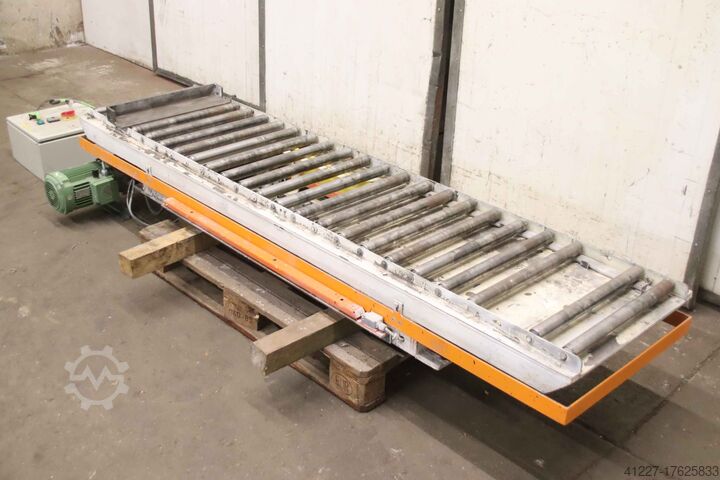 Ножничный подъемный стол с роликовым конвейером unbekannt Traglast 1000 kg 2420 x 710 mm