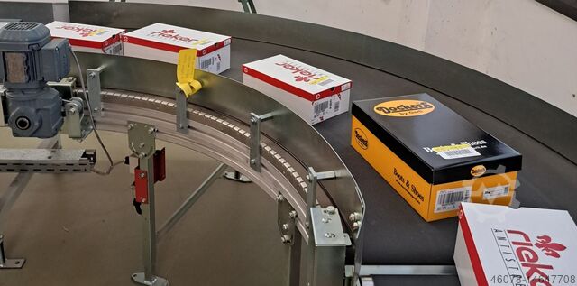 Ленточный кривой конвейер Ленточный кривой левый Transnorm Transnorm 90°-800-700 IR900