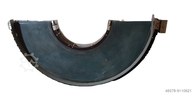 Ленточный криволинейный конвейер Конвейерная лента левая Transnorm Transnorm GKF 180°-775-600 IR500