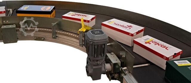 Ленточный кривой конвейер Ленточный кривой правый Transnorm Transnorm 90°-800-700 IR900