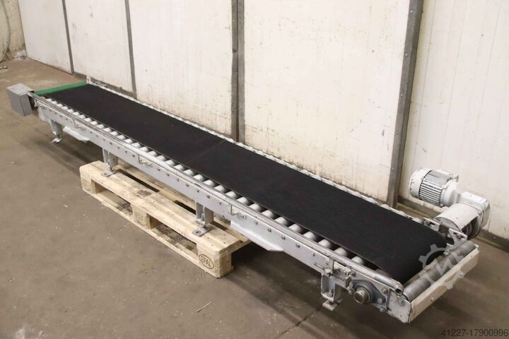 Роликовый конвейер с приводом от конвейерной ленты unbekannt 3000/970/H320 mm