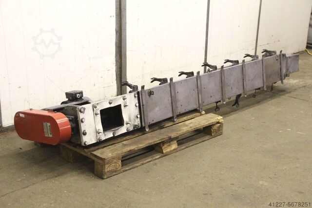 Винтовой конвейер из нержавеющей стали Waeschle DST 150 2960/300/H600 mm