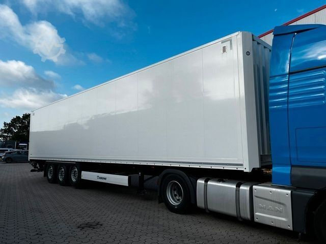 Фургон-полуприцеп KRONE Koffer mit Ladebordwand 2.000 kg Top Klappe