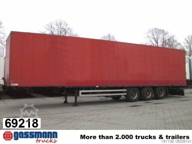 Фургон-полуприцеп SOMMER Sommer Kleiderkofferauflieger, 90 cbm