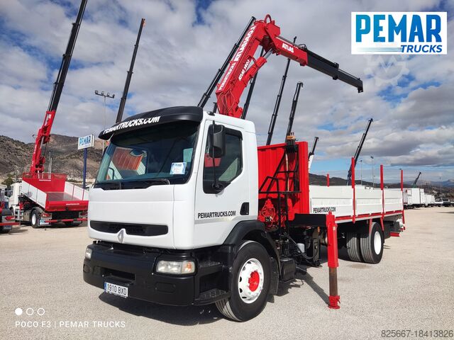 автокран RENAULT PREMIUM 270 DCI GRUA CAJA FIJA