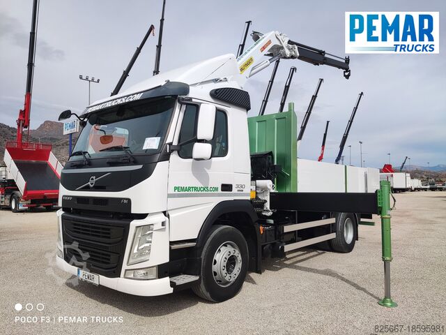автокран VOLVO FM 330 4X2 GRUA CAJA FIJA