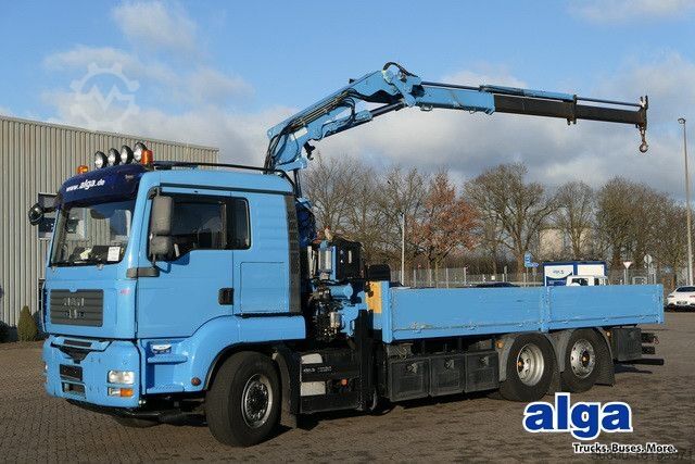 Бортовой грузовик MAN 26.440 6x4H-2 BL TGA, Terex-Atlas 165.5, Funk